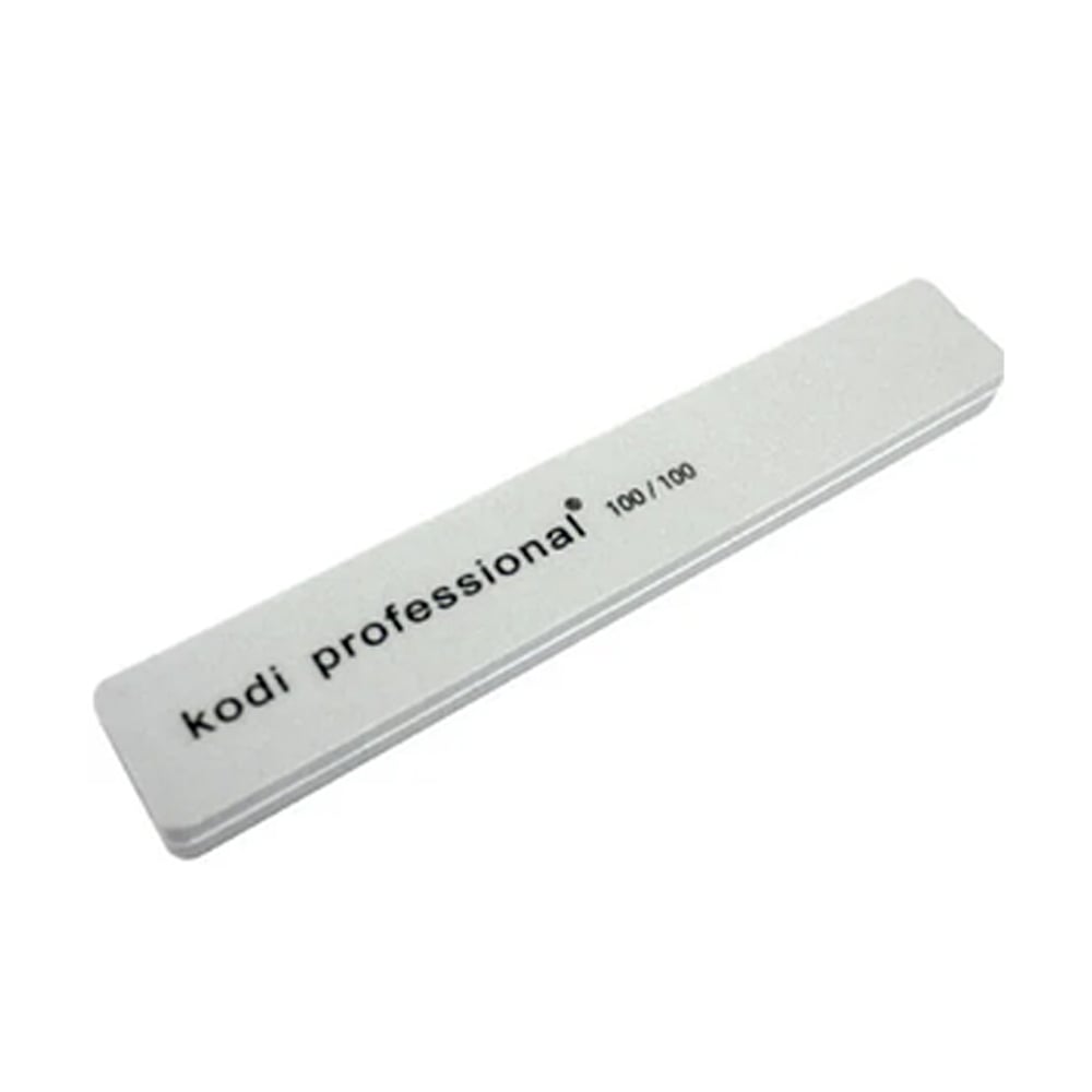Професійний баф для нігтів Kodi Professional 100/100 грит, прямокутний